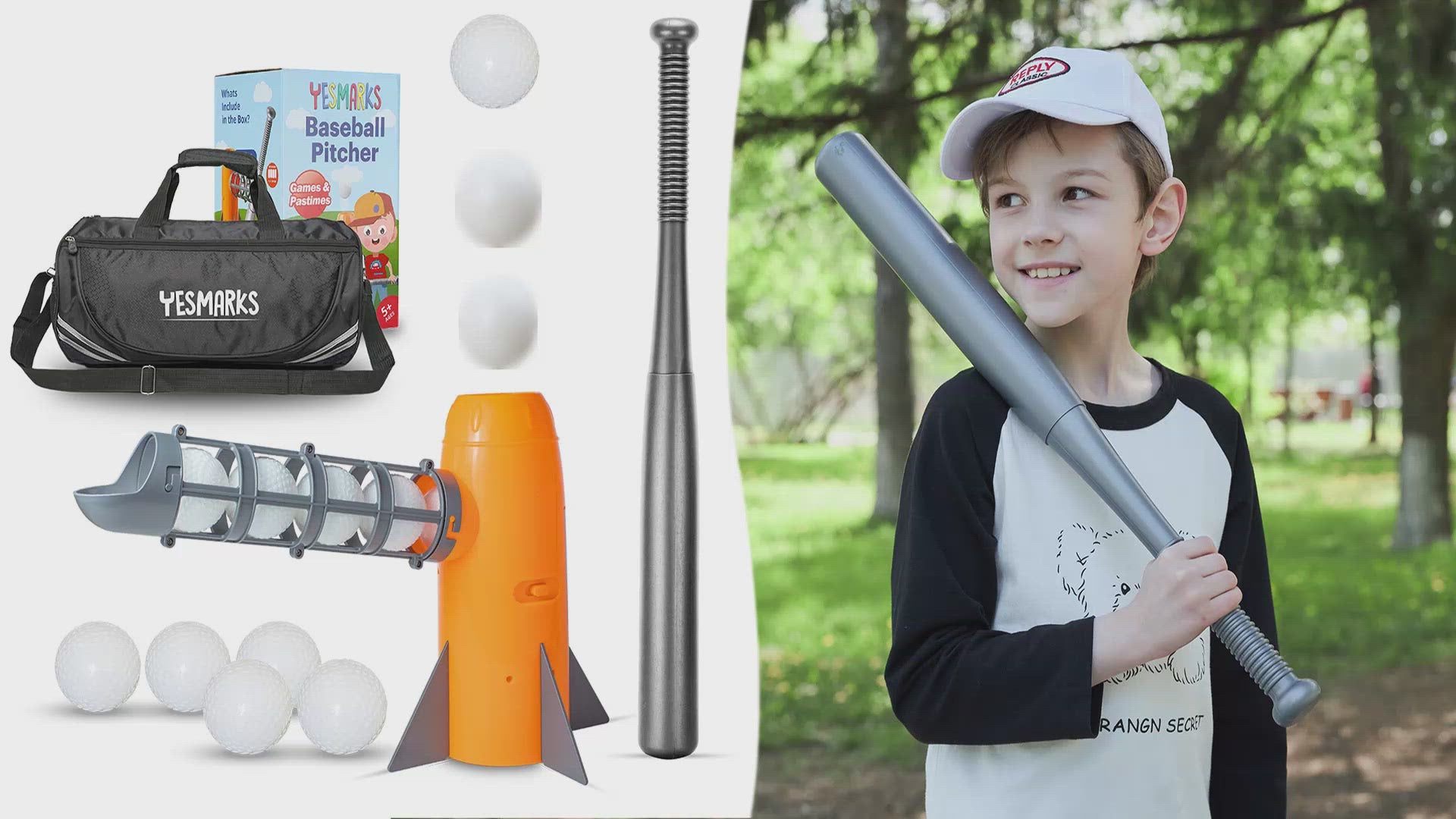 Kids Baseball Pitching Machine For Training & | Automatic Batting Practice Toy | For Birthday